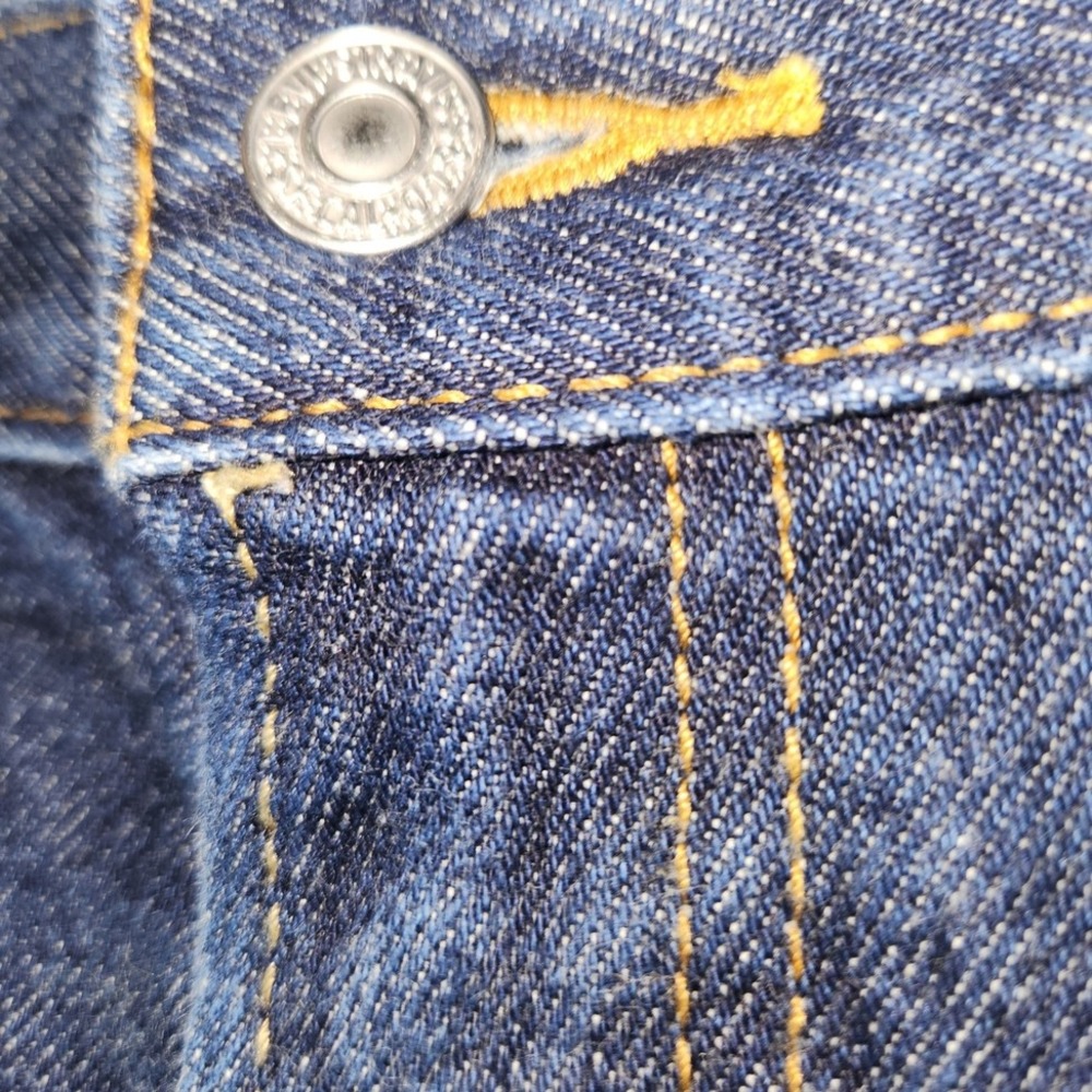 Vintage Levi's 505 Regular‎ Fit Jeans Men's W40 L30 Dark Wash Denim Pants - Picture 8 of 12